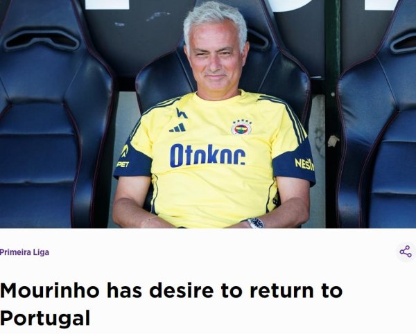 Mourinho: Tôi sẽ trở lại Bồ Đào Nha ở đỉnh cao của sự nghiệp thay vì về nhà để nghỉ hưu